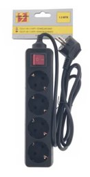 TCD 4V + RA + 1,5 METER + SCHAKELAAR ZWART