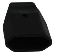 Stekker plat contra zwart