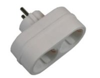 Stekker verloop 2V RA verticaal