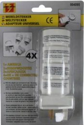 Stekker wereld set 4-delig